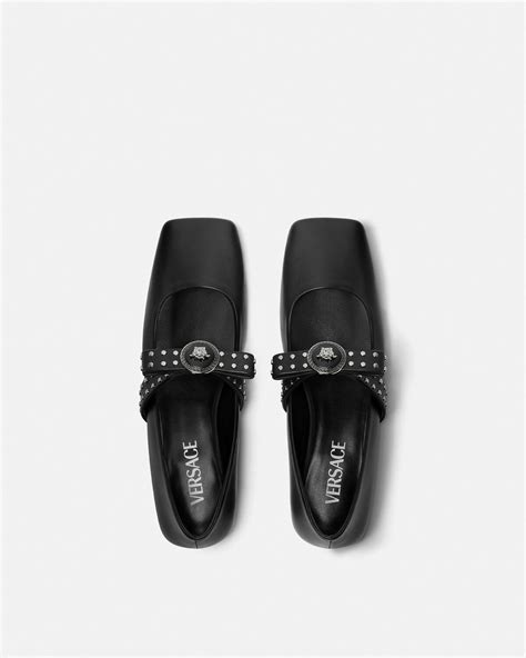 Versace Gianni Ribbon ballerinas for Women .